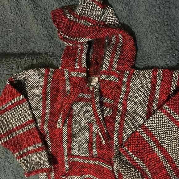 Size 3T-4T Baja Hoodie. Red-White-Black colors, very soft inside. Very durable. - Picture 4 of 9